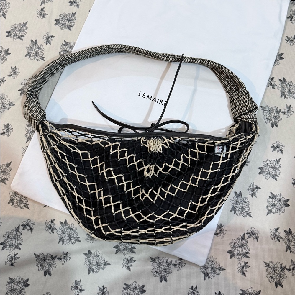 Lemaire Mesh Croissant Bag